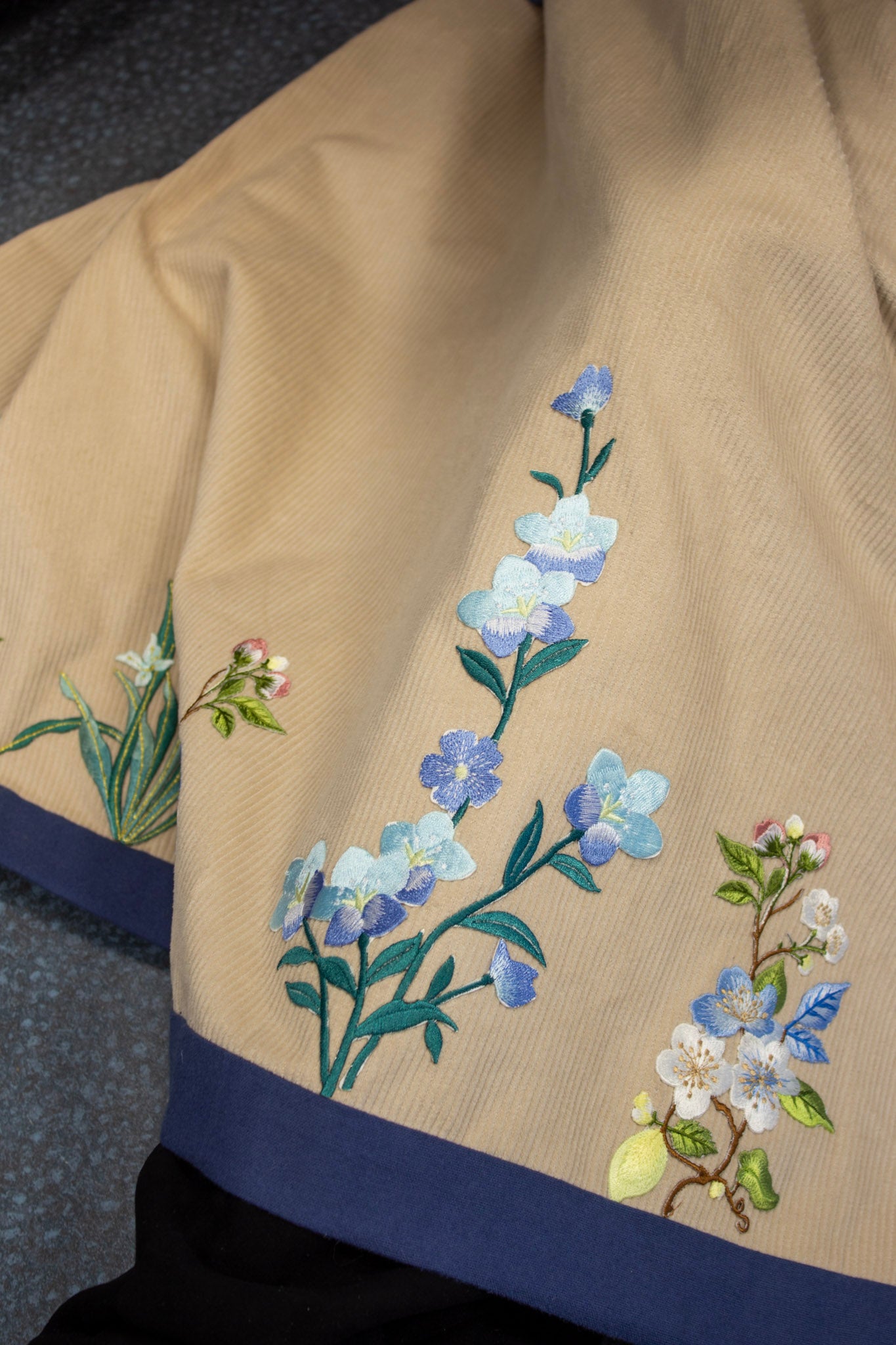 Jupe "Bleu silvestre"