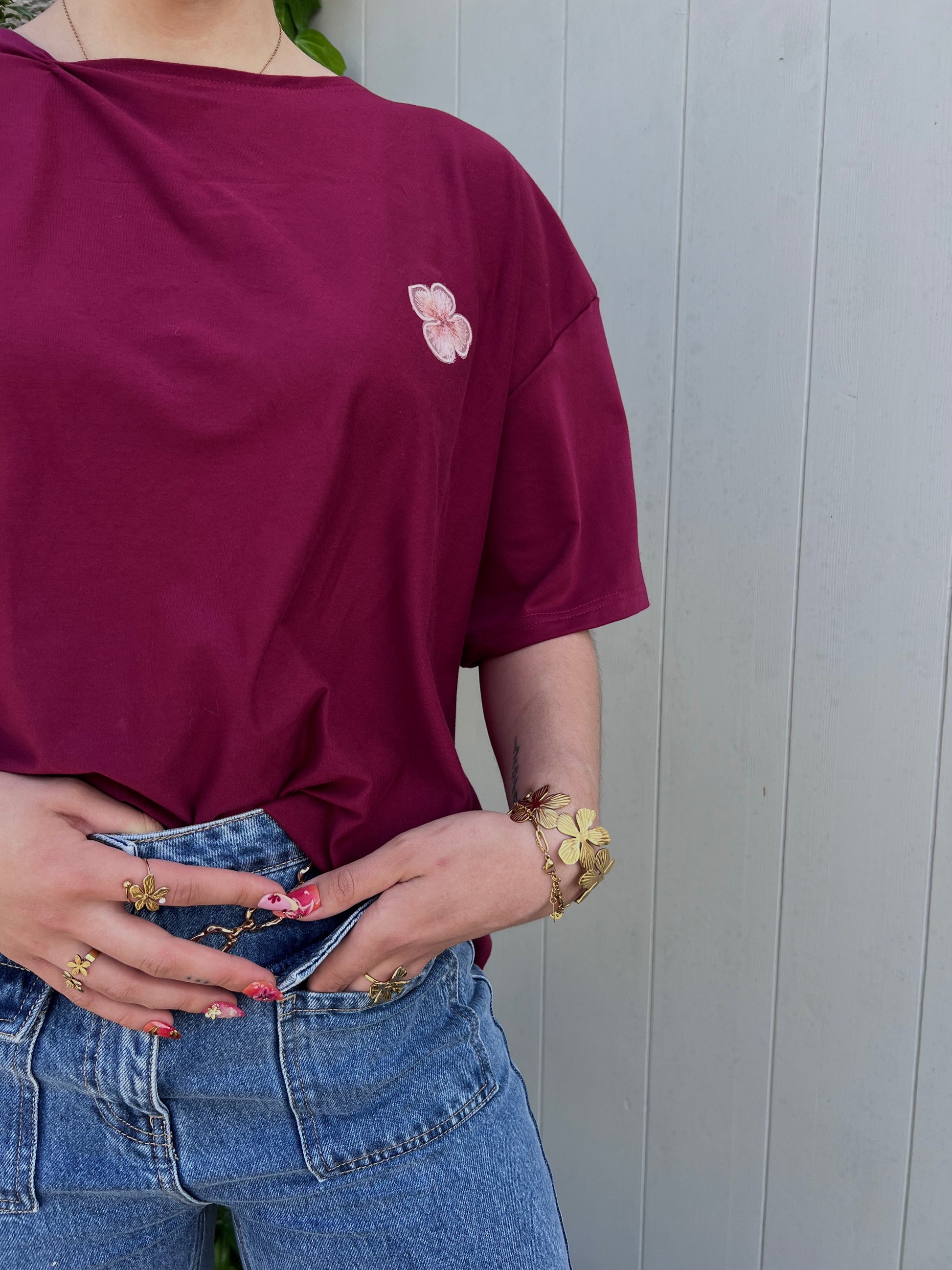 T-shirt "Vin Floral"