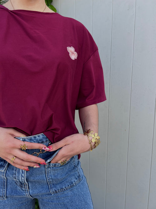T-shirt "Vin Floral"