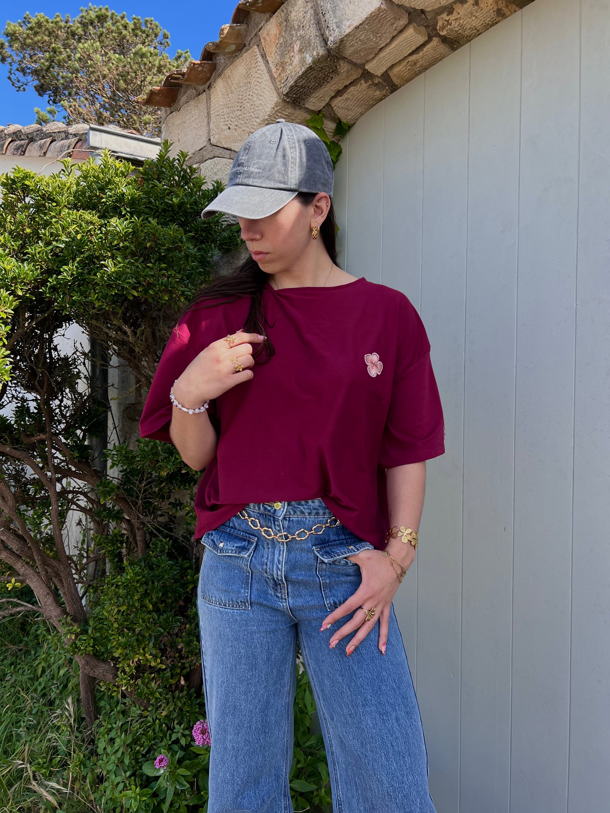 T-shirt "Vin Floral"