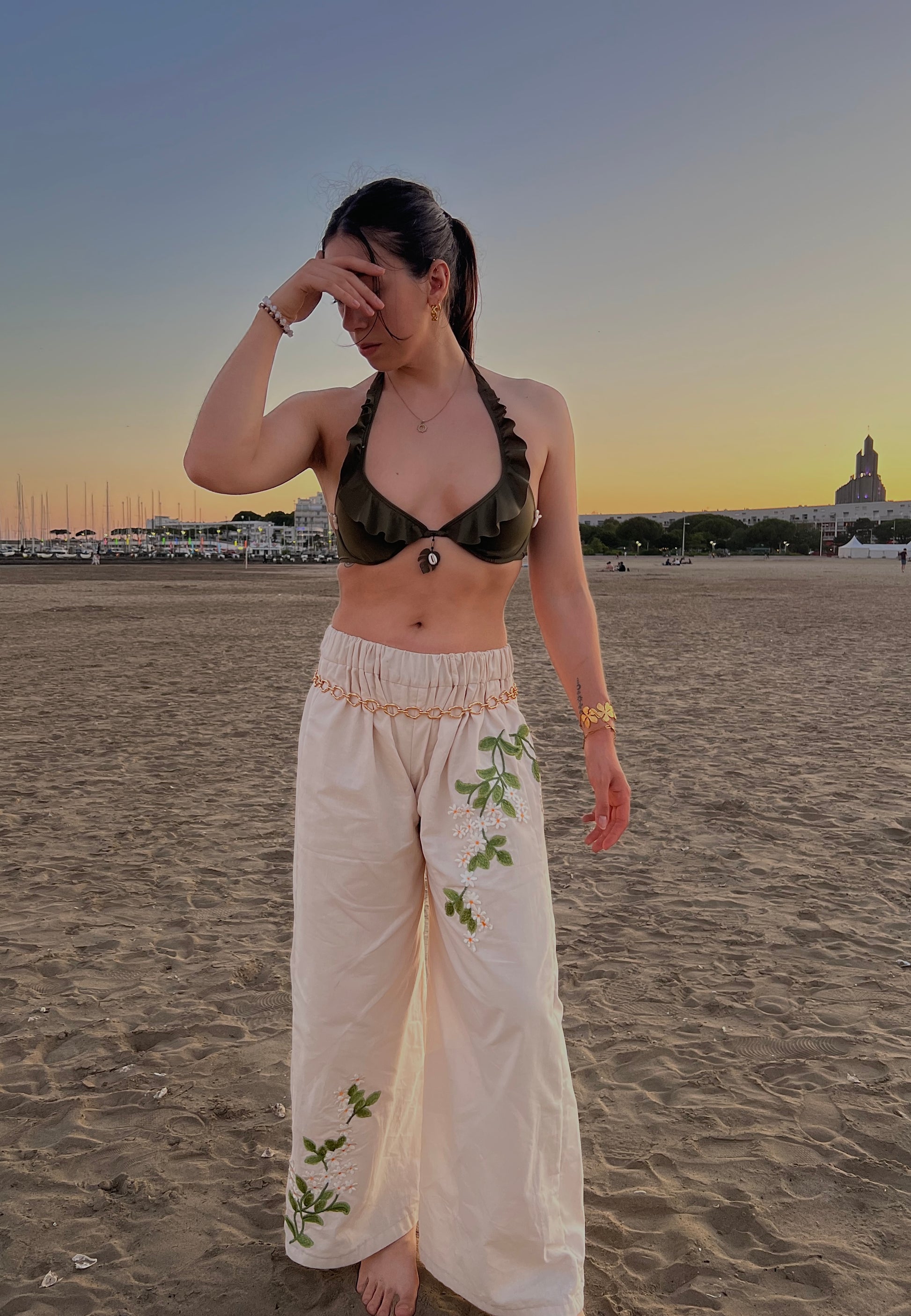 Pantalon "Murmure du soir"