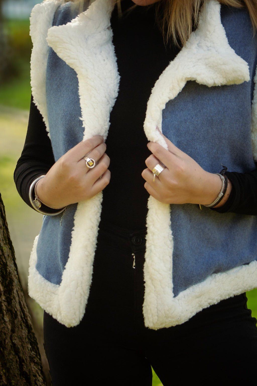 Gilet "Flocon d'Azur"